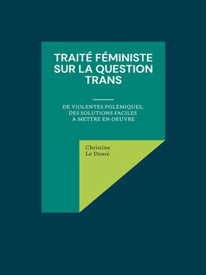 cover image of Traité féministe sur la question trans